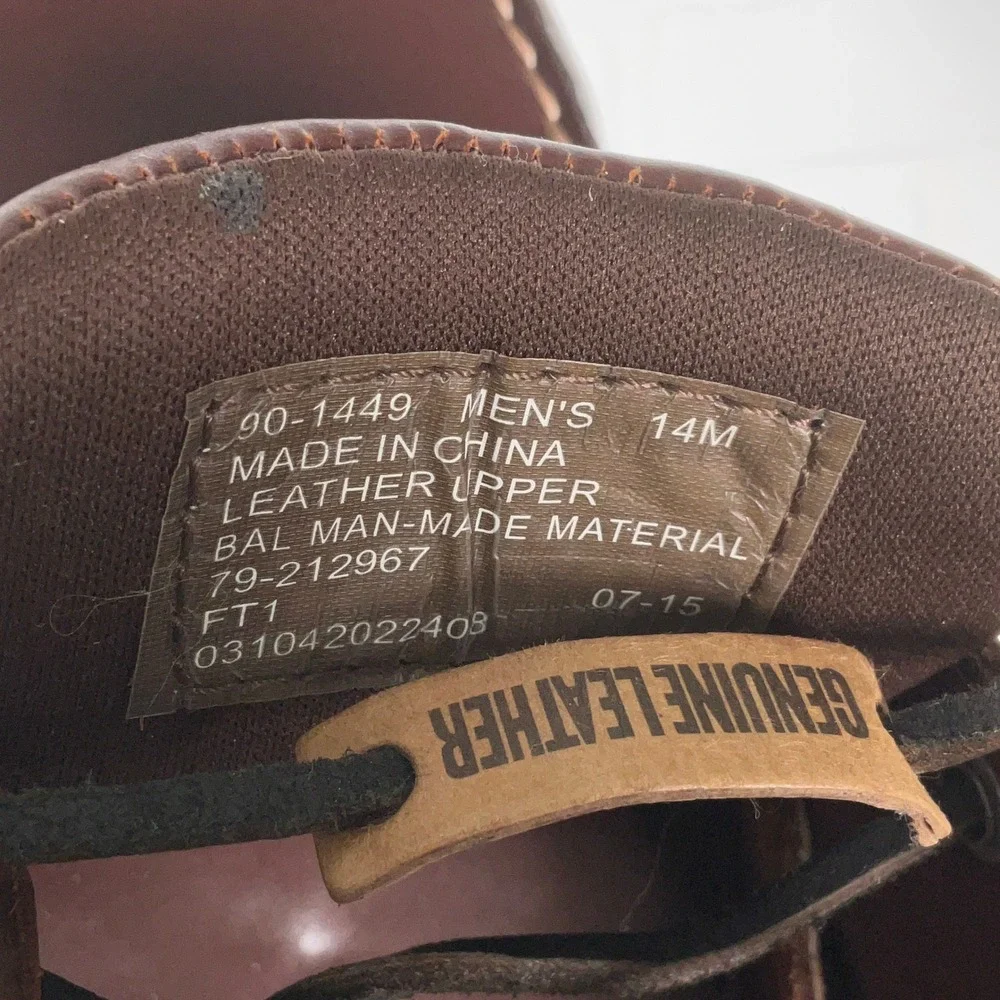 Dockers‎ Boat Shoes Men 12M Brown Leather Loafers Burgundy Comfort 90-1449